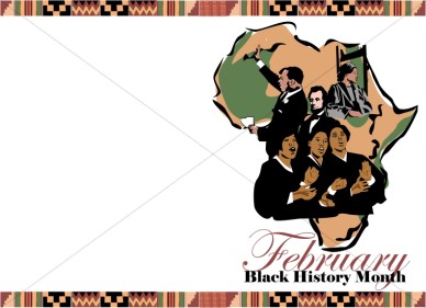 Black History Month Program Cover   Martin Luther King Clipart
