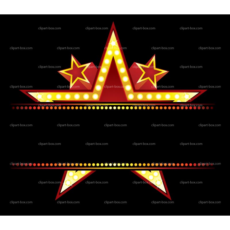 Clipart Cinema Star Background   Royalty Free Vector Design