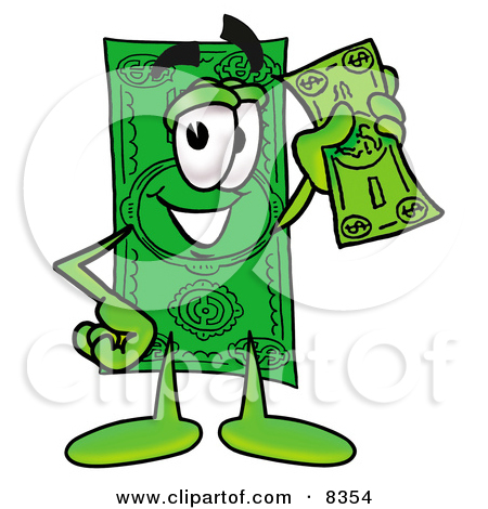 Dollar Bill Clip Art Black And White 8354 Clipart Picture Of A Dollar