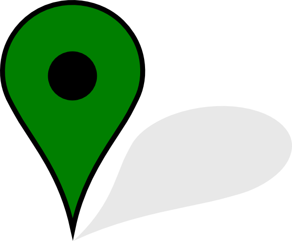 Google Maps Pin Green Clip Art At Clker Com   Vector Clip Art Online    