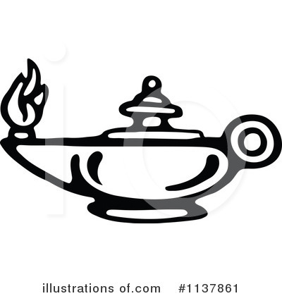 Oil Lamp Clipart  1137861 By Prawny Vintage   Royalty Free  Rf  Stock