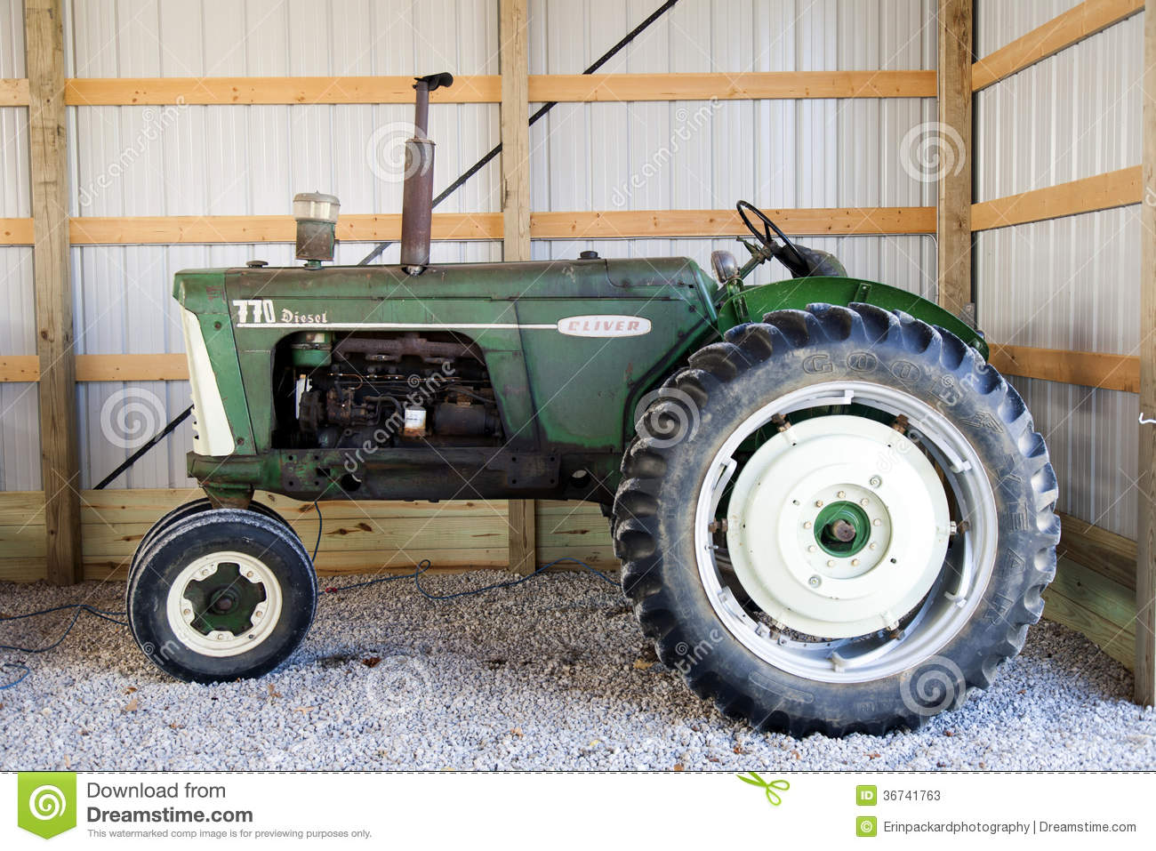 Oliver 770 Diesel Tractor Editorial Stock Photo   Image  36741763