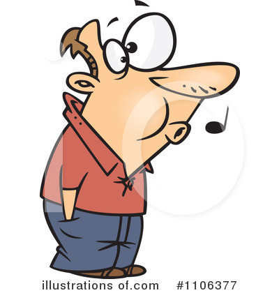 Royalty Free  Rf  Whistle Clipart Illustration By Ron Leishman   Stock