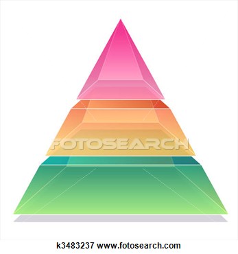 Stock Illustration Of 3d Pyramid K3483237   Search Eps Clipart