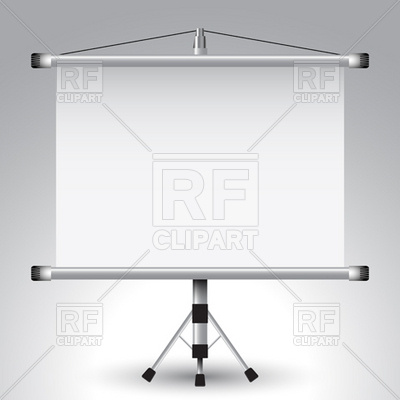 Whiteboard On Tripod   Blank Projection Screen 11641 Borders And    