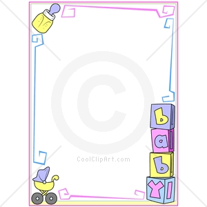 Coolclipart Com   Clip Art For  Borders Baby Bottle   Image Id 131006