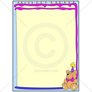Coolclipart Com   Clip Art For  Borders Birthday Cake   Image Id    