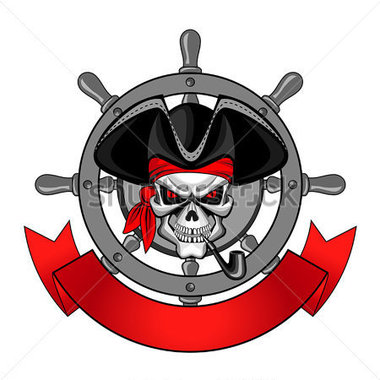 Download Source File Browse   People   Pirate Skull And Wheel