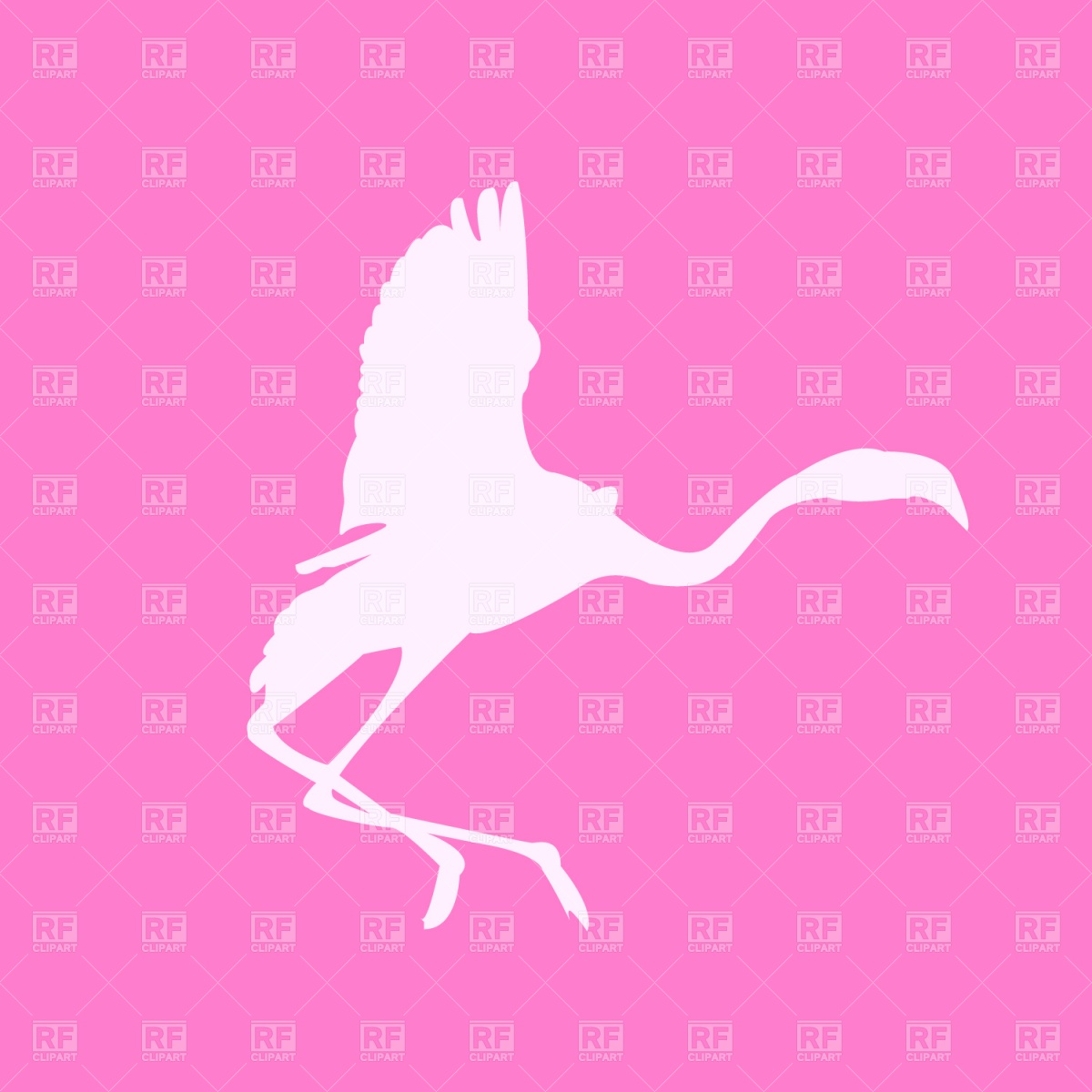 Flamingo Silhouette Download Royalty Free Vector Clipart  Eps