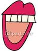 Laughing Mouth   Royalty Free Clipart Picture