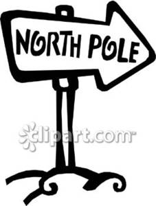 North Pole Sign Clipart Picture