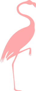 Pink Flamingo Clip Art   Silhouette   Download Vector Clip Art Online