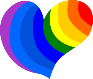 Rainbow Heart Clip Art At Clker Com   Vector Clip Art Online Royalty    