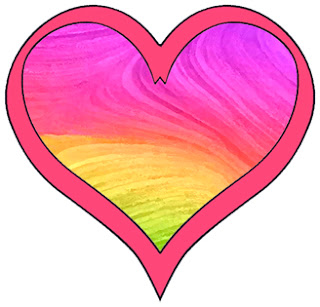 Rainbow Heart Clip Art