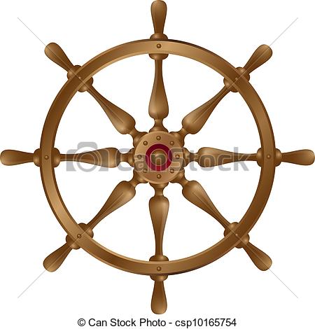 Vecteur   Ship S Wheel  Boat Wheel    Banque D Illustrations