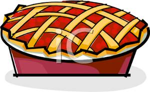 Cherry Or Strawberry Pie Clipart Image