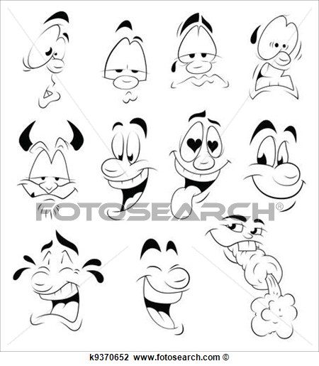 Clipart   Cartoon Facial Expressions  Fotosearch   Search Clip Art