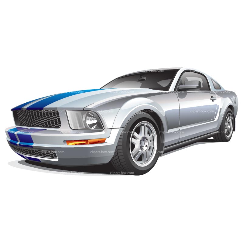 Clipart Ford Mustang   Royalty Free Vector Design