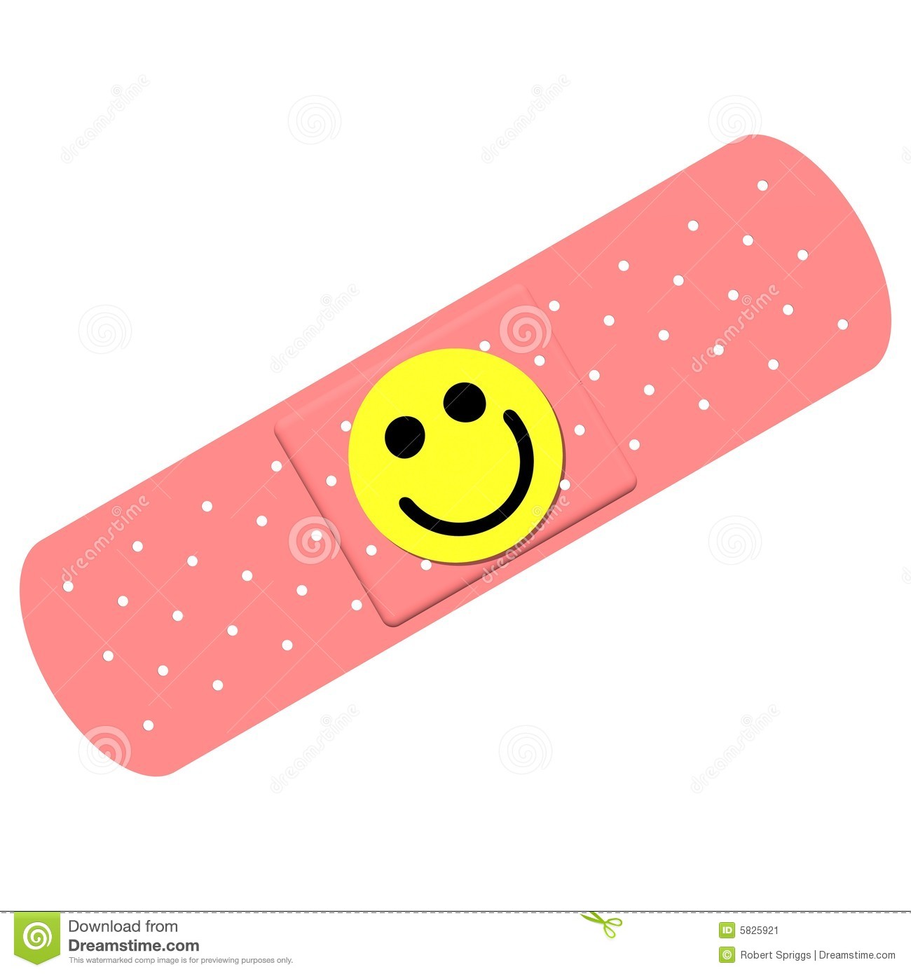 Colorful Band Aid Clip Art Smiley Face Bandaid