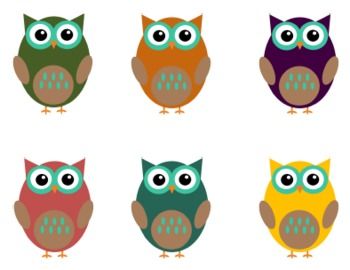 Com Product Owl Clip Art For Teachers Fall Colors Like