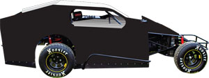 Dirt Modified Race Car Graphics