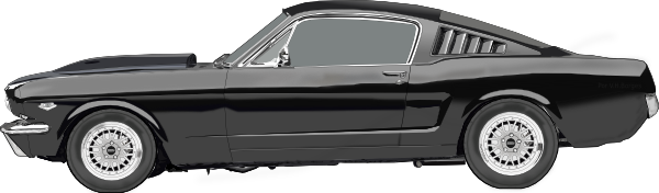 Ford Mustang Clip Art At Clker Com   Vector Clip Art Online Royalty    