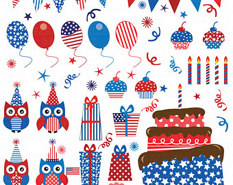 Patriotic Owl Clipart On Etsy A Global Handmade And Vintage