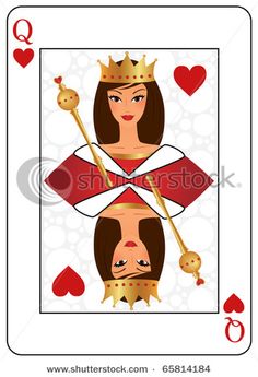 Playing Cards On Pinterest   Queen Of Queens And Queen Of Hearts