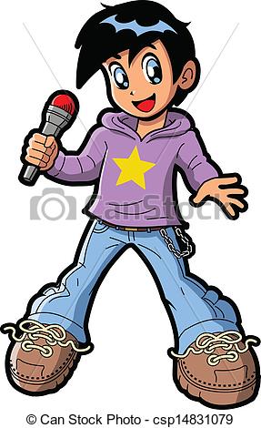 Pop Star Or    Csp14831079   Search Clipart Illustration Drawings