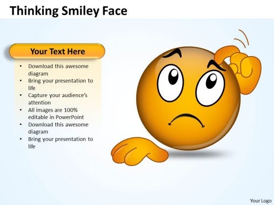 Smiley Face Graphic Communication Skills Powerpoint Business Templates