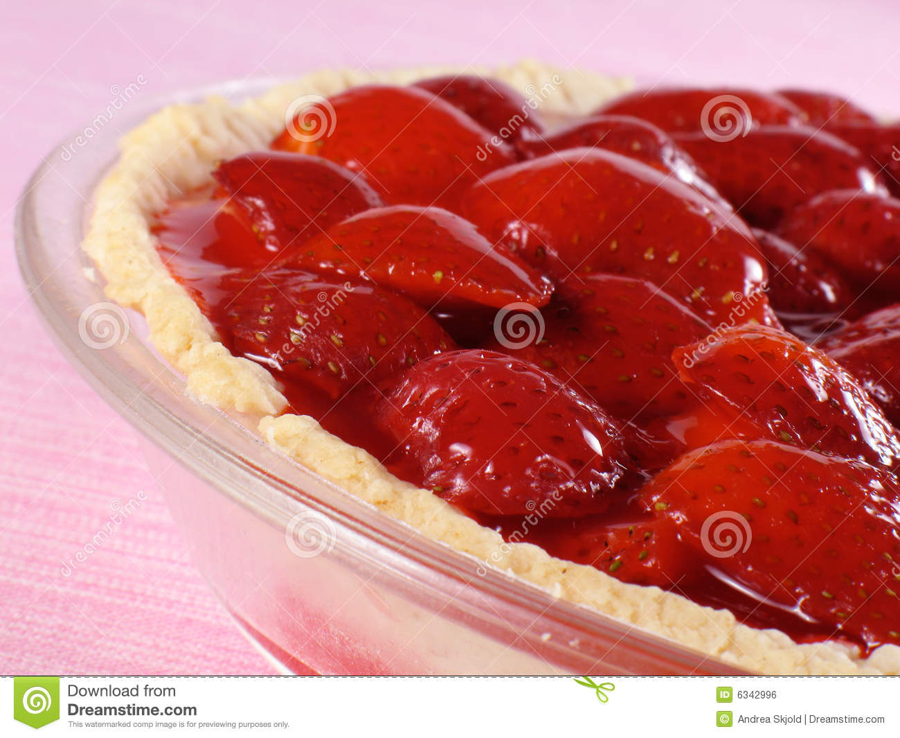 Strawberry Pie Royalty Free Stock Image   Image  6342996