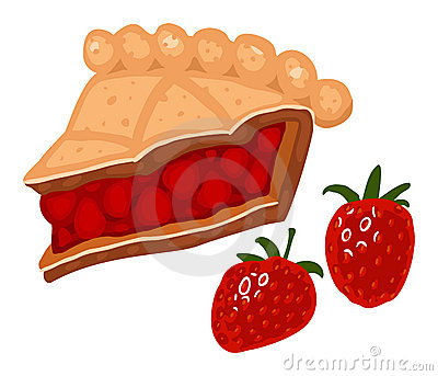 Strawberry Pie Stock Photos   Image  18430043