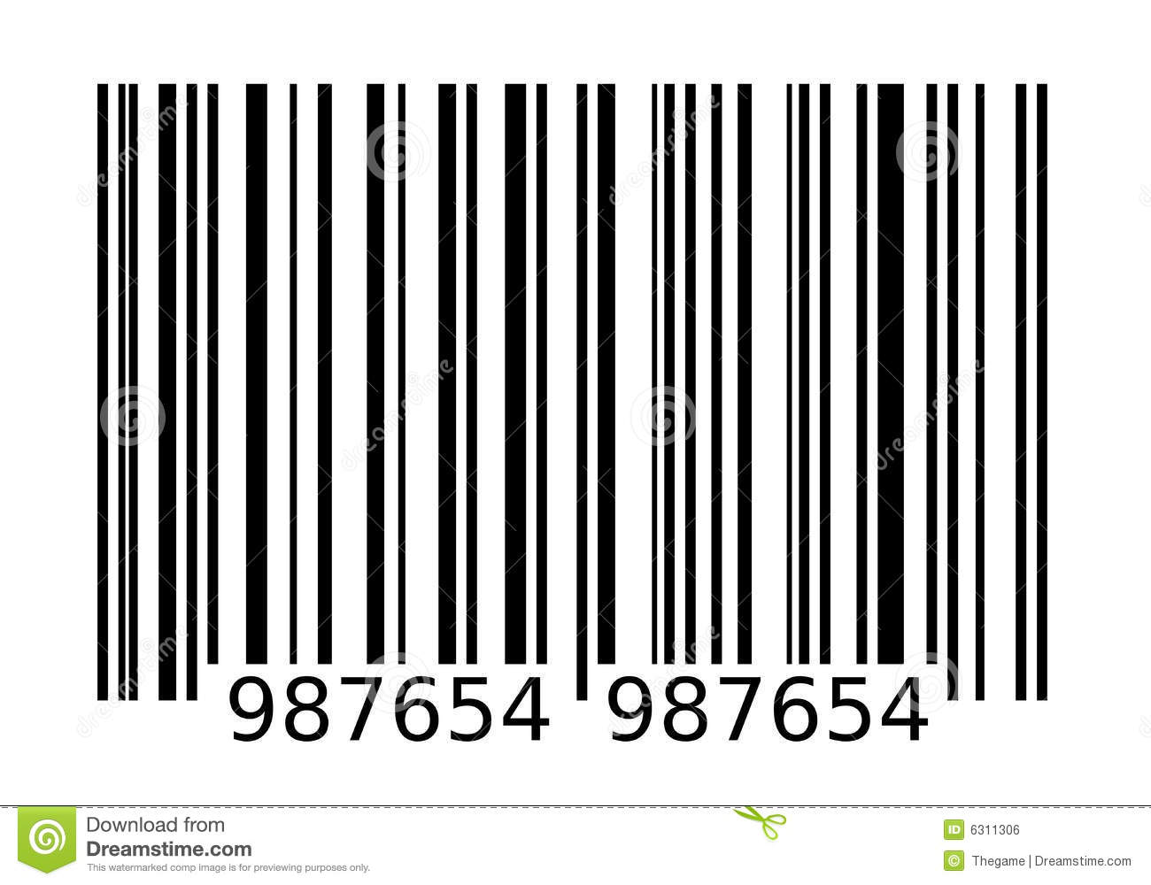 Barcode Royalty Free Stock Image   Image  6311306
