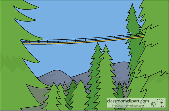 Canada   Capilano Suspension Bridge   Classroom Clipart