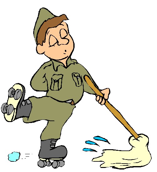 Cleaning Girl Clipart