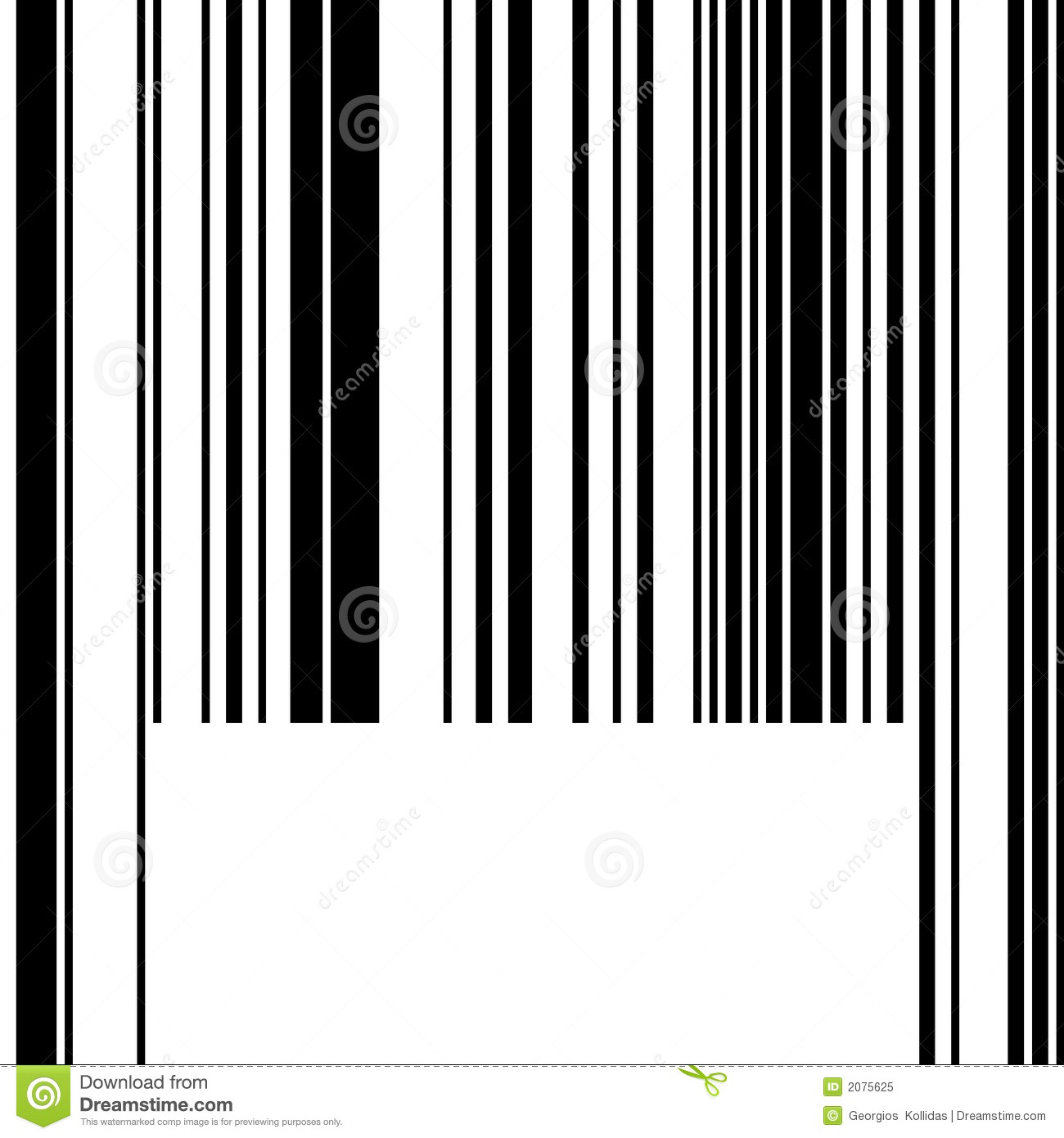 Common Barcode But Emty Without Numbers So You Can Add Whatever