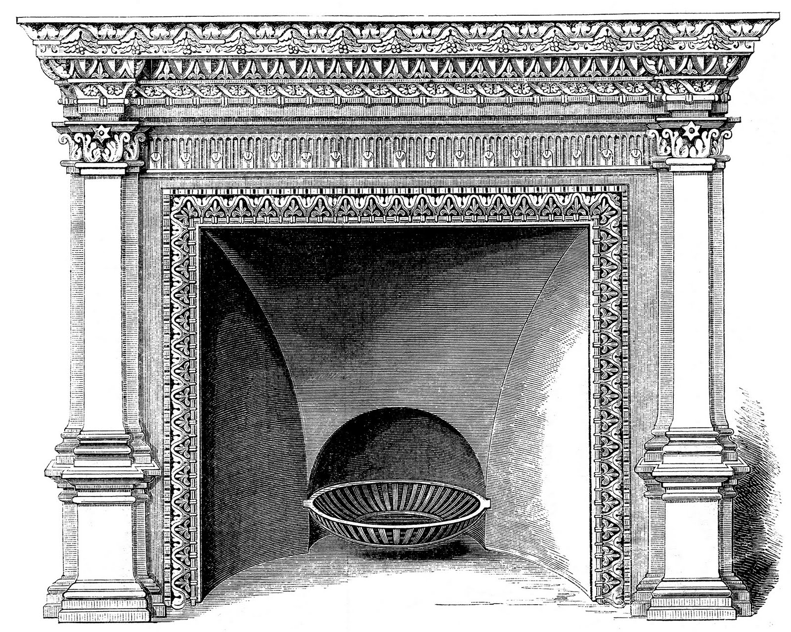 Fireplace Clipart Free