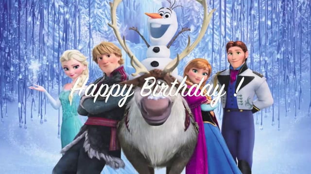 Funny Frozen Happy Birthday E Card On Vimeo