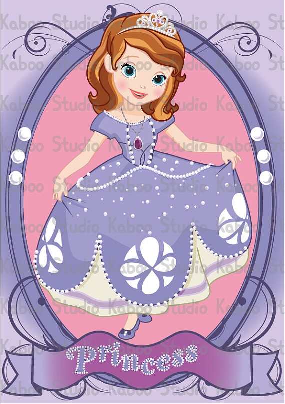 Instant Download   Clipart   Princess Sofia The First Clipart Picture