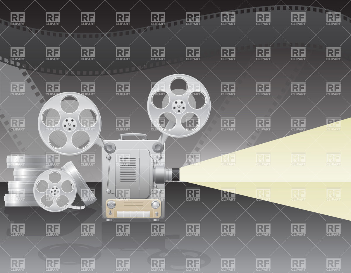 Old Fashioned Cinema Projector Vector Illustration 24851 Download
