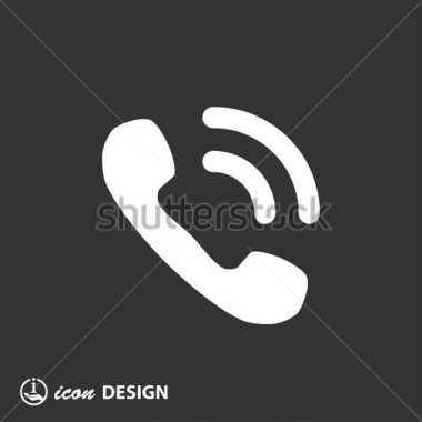 Pictograph Of Phone Stock Vector   Clipart Me