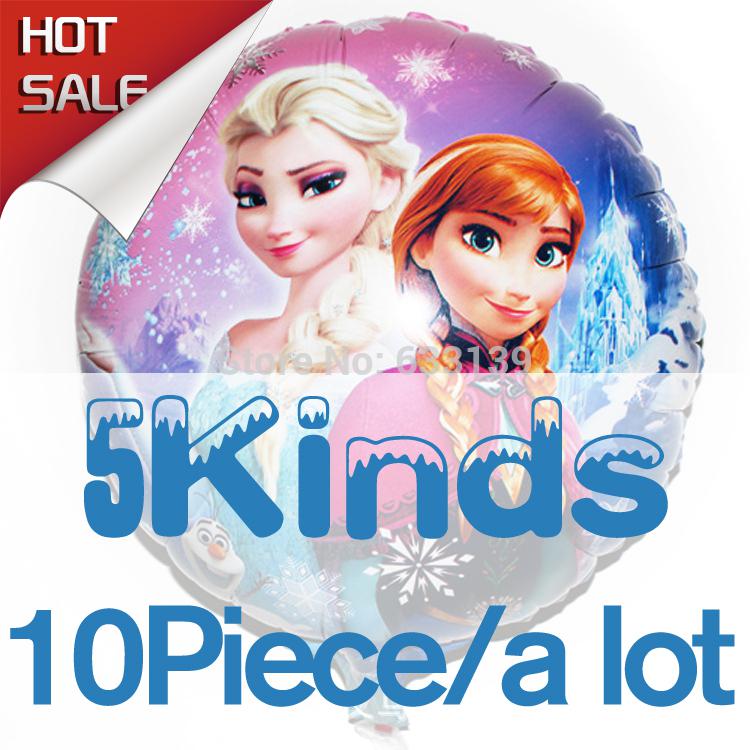 Princess Frozen Balloon Supplies Happy Birthday Decoration Classic