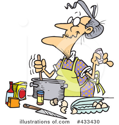 Royalty Free  Rf  Baking Clipart Illustration By Ron Leishman   Stock