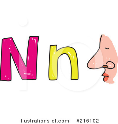Royalty Free  Rf  Letter N Clipart Illustration By Prawny   Stock