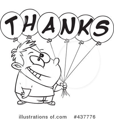 Royalty Free  Rf  Thank You Clipart Illustration By Ron Leishman