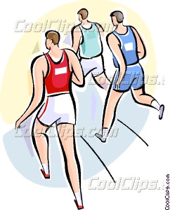 Running Race Clip Art