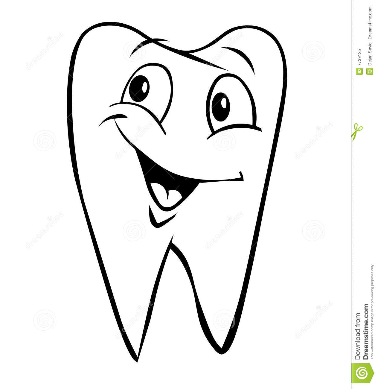 Smiling Tooth Royalty Free Stock Photo   Image  7739125
