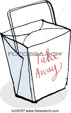 Stock Illustration Of Take Away Container Kch0107   Search Eps Clipart