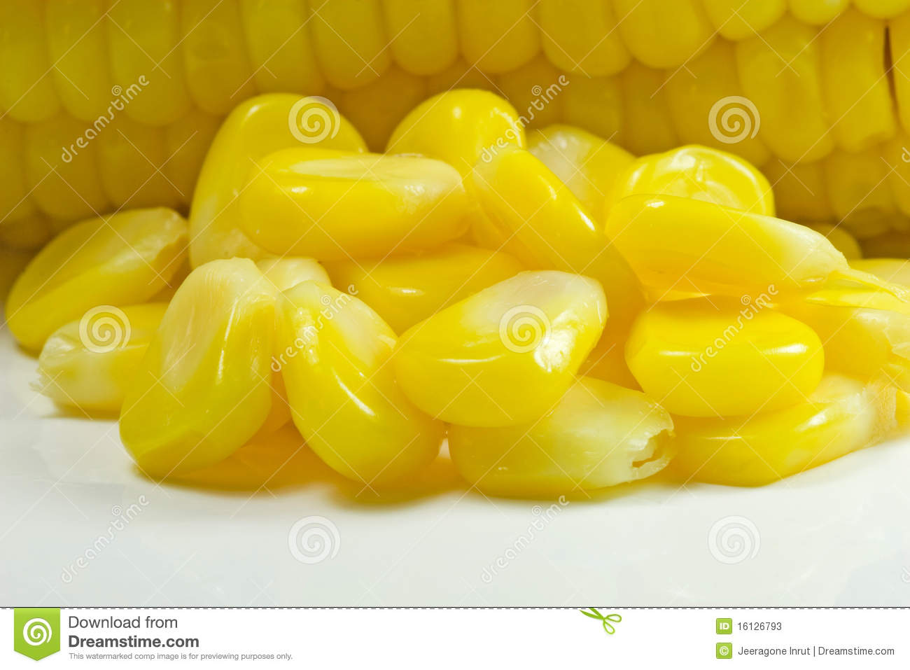 Sweet Whole Kernel Corn Stock Photos   Image  16126793