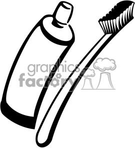 Toothbrush Clipart Black And White   Clipart Panda   Free Clipart